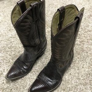Dan Post Vintage Lizard boots